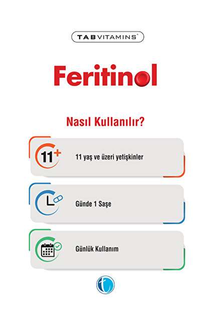 Tabvitamins Feritinol 30 Saşe - Fiyatı, Yorumları