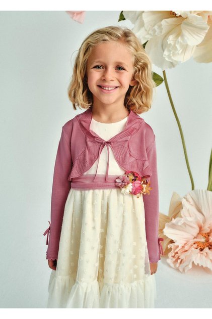 Mayoral Abel Lula Girls' Cappadocia Bolero Pink