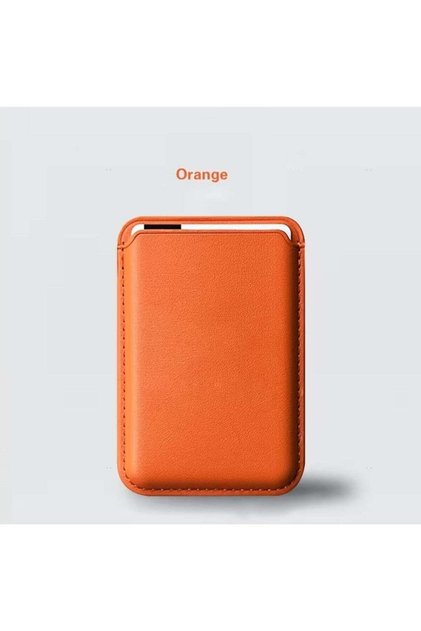 Slim Magnetic Faux Leather Card Case for iPhone