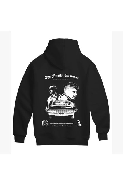 Designed for Supernatural Fans! Supernatural Designed Unisex Cotton Sweatshirt (Hoodie)
