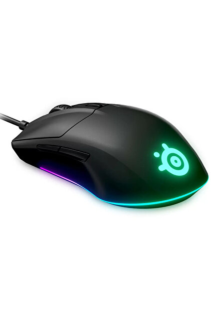 Mouse de gaming Rival 3 – 8.500 DPI, ergonomic, RGB personalizabil, pentru jucători