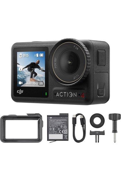 Osmo Action 4 Essential Combo Camera, 4K/120fps
