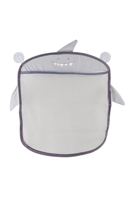 Organizator de jucarii pentru baie suspendat 35x40cm Grey Shark