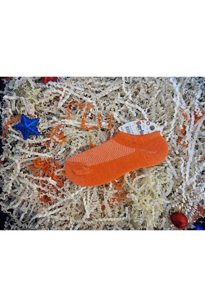 Orange Single Girl's Socks
