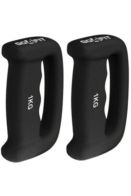 Set de 2 gantere ergonomice, 2 kg, Fitness, Aerobic, Box și Box în aer liber