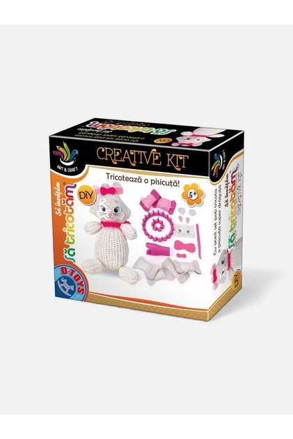 Δημιουργικό παιχνίδι D-Toys – Ας μάθουμε να πλέκουμε, γατούλα