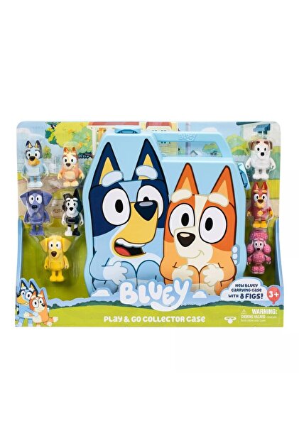NECO TOYS BLUEY/17638 BLUEY DELÜKS TAŞIMA ÇANTASI VE 8Lİ FİGÜR SET