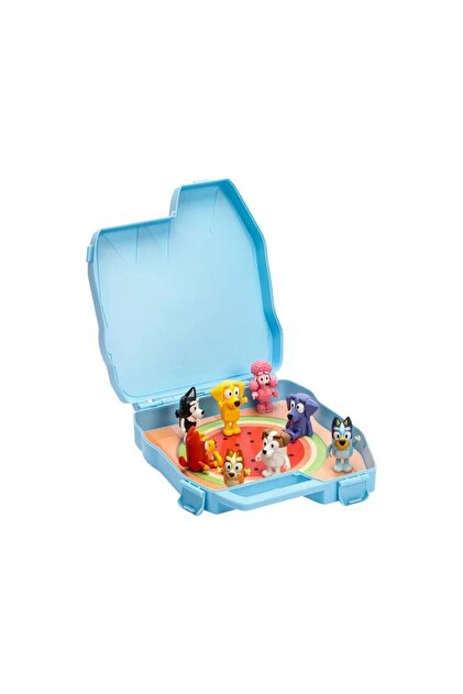NECO TOYS BLUEY/17638 BLUEY DELÜKS TAŞIMA ÇANTASI VE 8Lİ FİGÜR SET