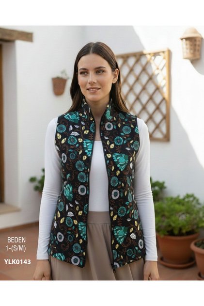 OTANTİK DİK YAKA PAZEN YELEK S/M-1