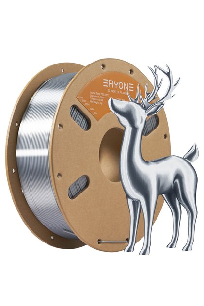Ultra SILK Silver Eryone 1KG Ultra SILK PLA Premium Filament 3D Print,Multicolor Available, pla fila