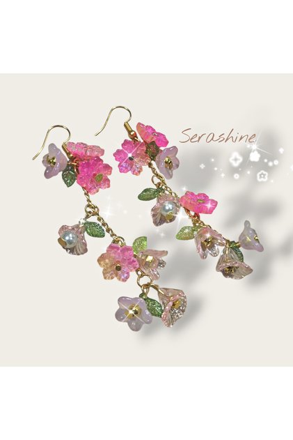 Spring Flowers 🌸 🌺 Design New Trend Gift Earrings