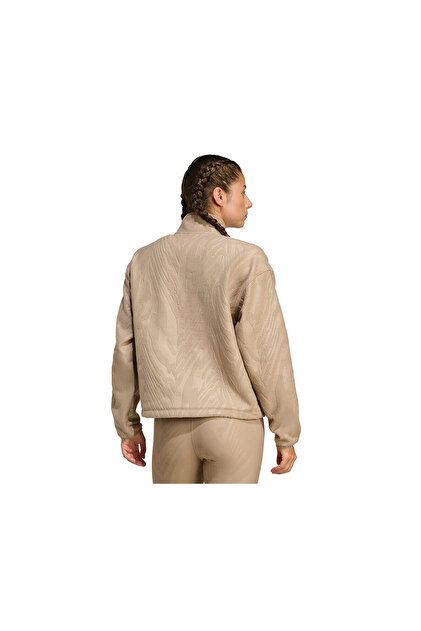 adidas Aop Polarfleece Kadın Günlük Ceket JX3122 Krem - Fiyatı