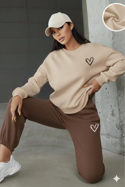 3 Thread Combed Cotton Fabric Comfortable Fit Tracksuit Set