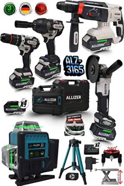 ALLİZER GERMAN PRO 4'LÜ SET 800 NM'Lİ GRİ MODEL - Fiyatı, Yorumları