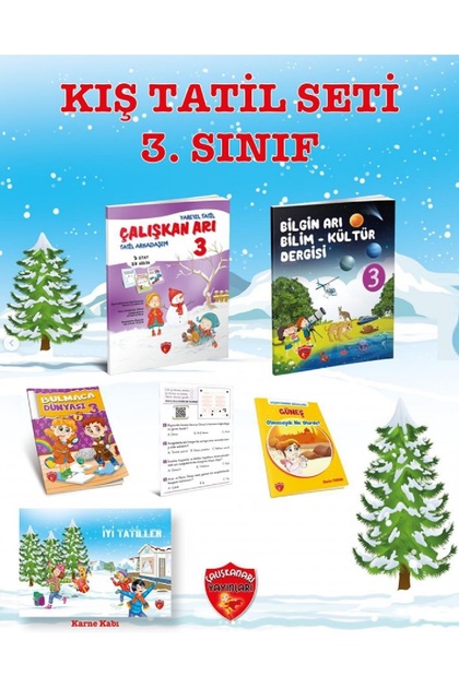 Çalışkan Arı Yayınları Çalışkan Arı 3. Sınıf Kış Tatil Seti