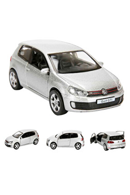 RMZ City 1:32 Avrupa Serisi Die Cast Çek Bırak Model Araba - Gri
