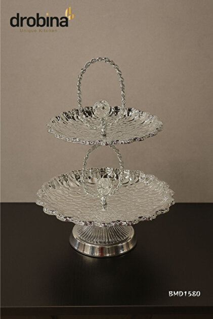 Silver crystal dropina sweets carrier