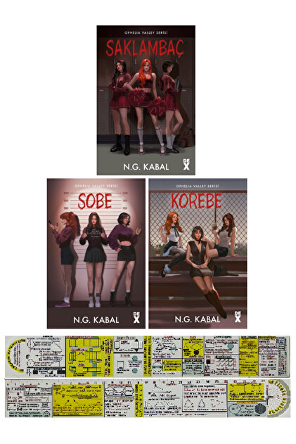 Dex Ophelia Valley Serisi 3 Kitap Set/Saklambaç-Sobe-Körebe N. G.
