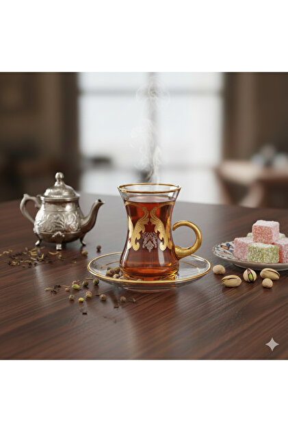 GOLDEN TEA SET OF 6 PIECES
