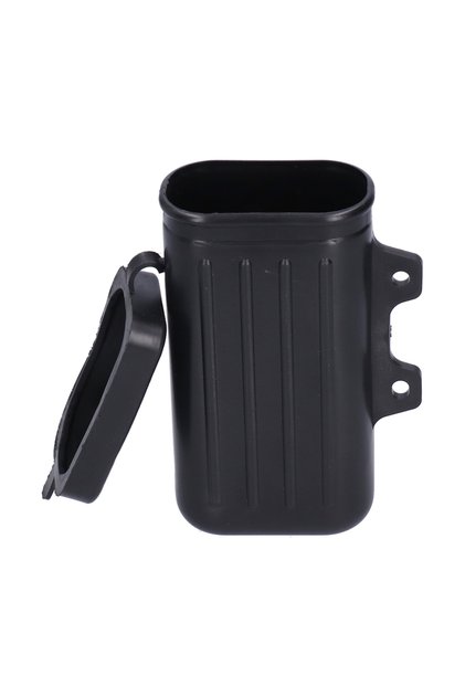 black Motorcycle Tool Box Repair Holder Bottle Container ABS Plastic Fit for Yamaha TW200 Trailway 1