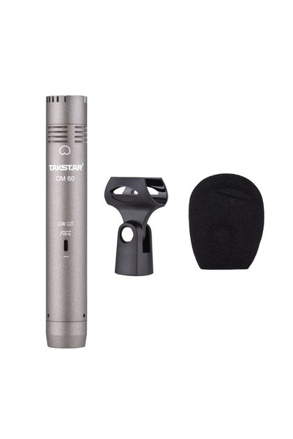 Gray CM-60 Professional Condenser Microphone XLR Cardioid Mic 48V Phantom Power Supp