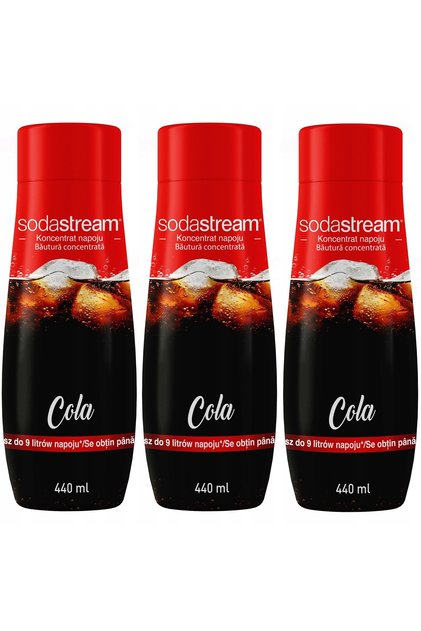 Set de 3 concentrate SodaStream 3x Cola