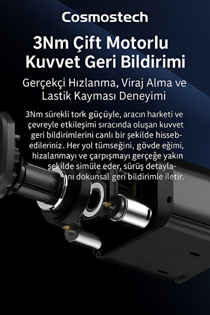cosmostech 7116 V99 Oyun Direksiyon Seti 3.2Nm Force Feedback 270