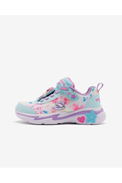 Skechers SNUGGLE SNEAKS - SKECH SQUAD Büyük Kız Çocuk Yeşil Spor