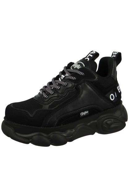 Damen Low Sneaker CLD CHAI Plateau 1630424 Schwarz Black Lederimitat/ Textil