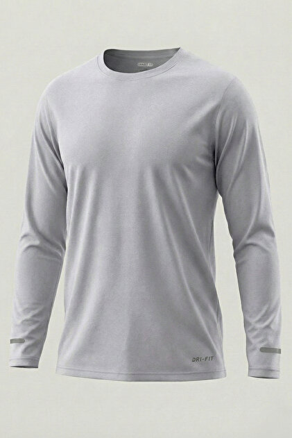 Men's Moisture Wicking Performance Long Sleeve Workout Tshirt