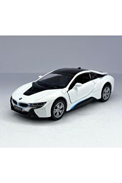 Kinsmart Bmw I8 - Çek Bırak 5inch. Lisanslı Model Oyuncak Araba 1