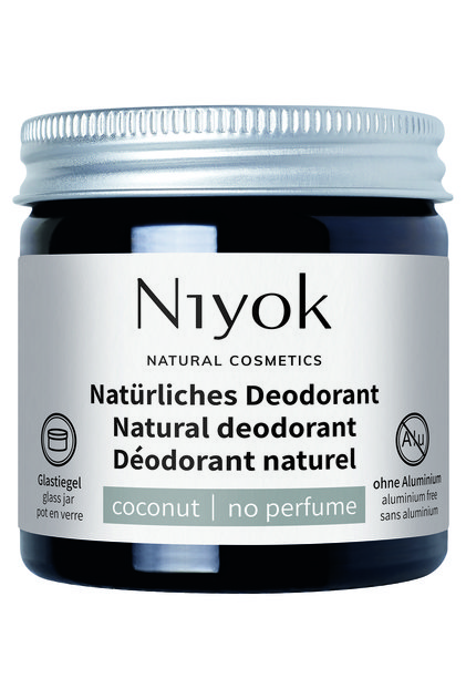 Cremă deodorant antiperspirantă, fără parfum, Niyok , 40 ml