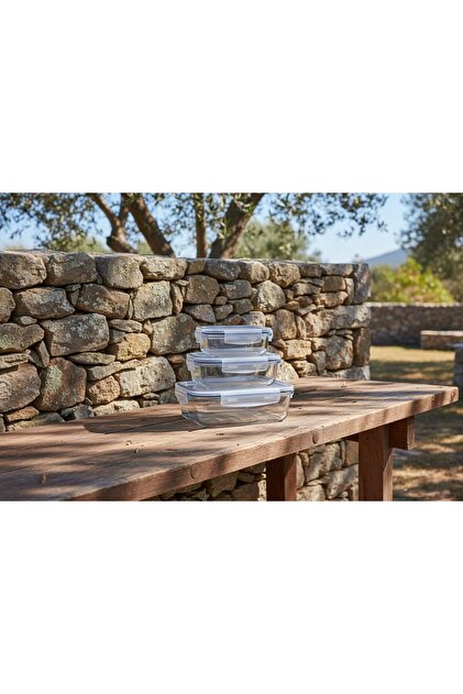 Borart 3'lü Mini Takım Saklama Kabı - Sade - 146120 PF - Fiyatı