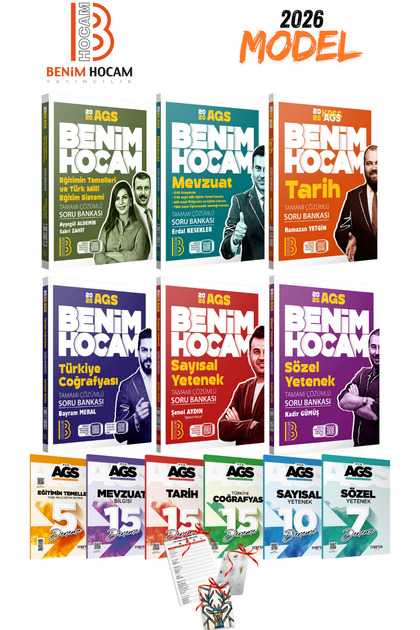 Benim Hocam Yayınları 2026 Model MEB AGS Benim Hocam 6lı Soru