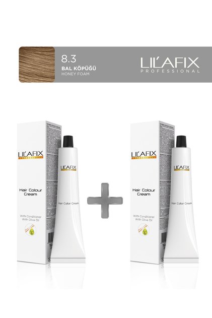 2'li Tüp Saç Boyası 60 ml 8.3 Bal Köpüğü