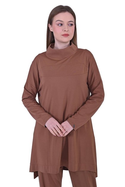 Ear trouser set coffee