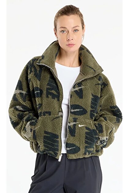 Nike Kadın Peluş Ceket W NSW ESSNTL FUR BMR JKT Kadın Ceket