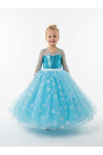 dusty purple formal dress Elsa Frozen Skater Dress M