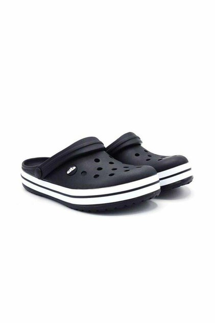 Unisex Black Sabo Unisex Nurse Doctor Slippers Medical Hospital Slippers