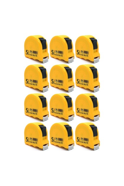 Hassan Tape Measure 5 m X 25 mm 12 Pieces