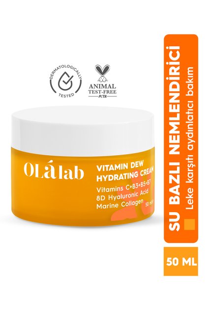 C Vitaminli Aydınlatıcı Leke Karşıtı Günlük Su Bazlı Nemlendirici Krem 50 ml