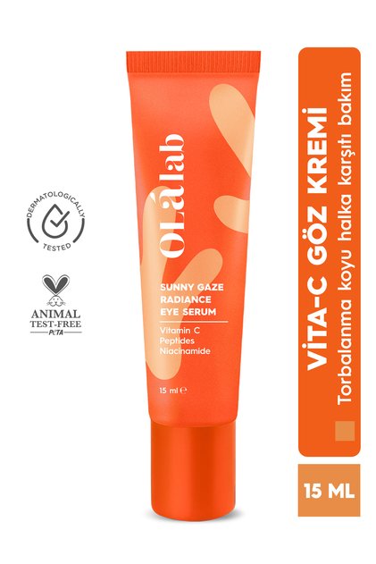 Torbalanma Koyu Halka Karşıtı Aydınlatıcı Vitamin C & Peptit Göz Kremi 15 ml