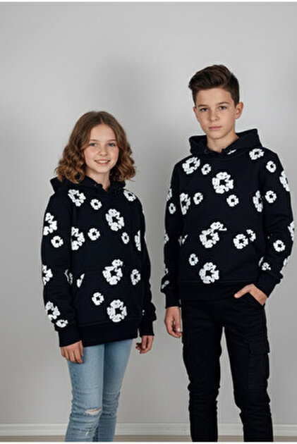 DENIM TEARS sサイズ Genel Markalar Unisex Kız/Erkek Pamuk Kapüşonlu Denim Tears