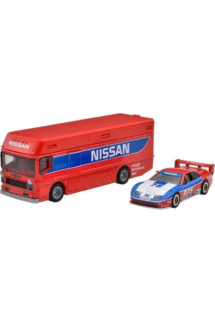 HOT WHEELS Premium Team Transport Euro Hauler ve 1994 Nissan 300