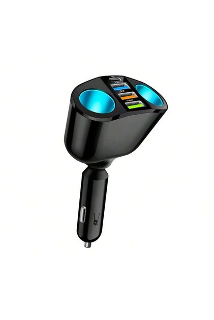 3USB Elough 66W Super Fast Charge QC3.0 Car Charger with 2 in 1 Digital Display Multi functional USB