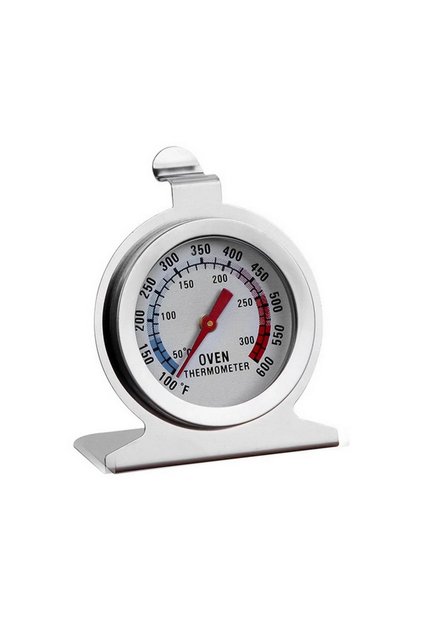 Oven Safe Oven Thermometer 50-300°C Stainless Steel Oven Thermometer Mini Dial Stand Up Temperature