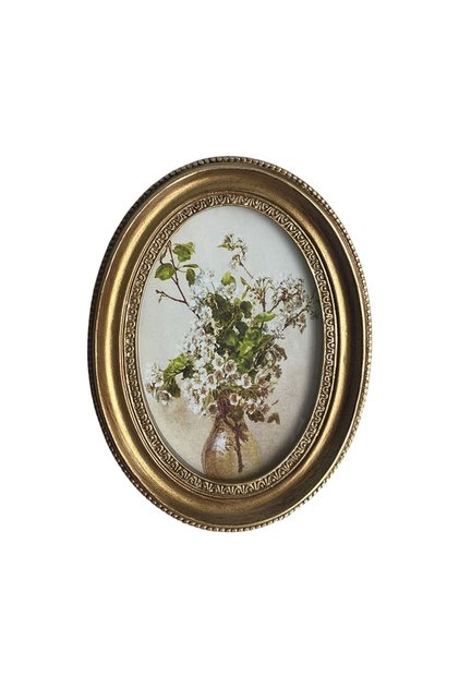 7 inch Retro Oval Photo Frame Table Living Room Sofa Bedroom Decoration Picture Frame Photo Frame Wa