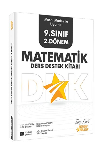 Parlayan Projeler 9. Sınıf 2. Dönem Matematik Ders Destek Kitabı