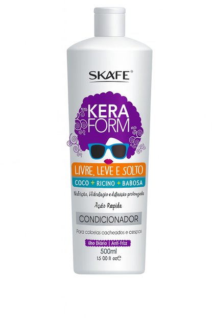 KeraForm “Free, Light & Loose” Curl Conditioner – Coconut, Castor Oil & Aloe Vera (500 ml)