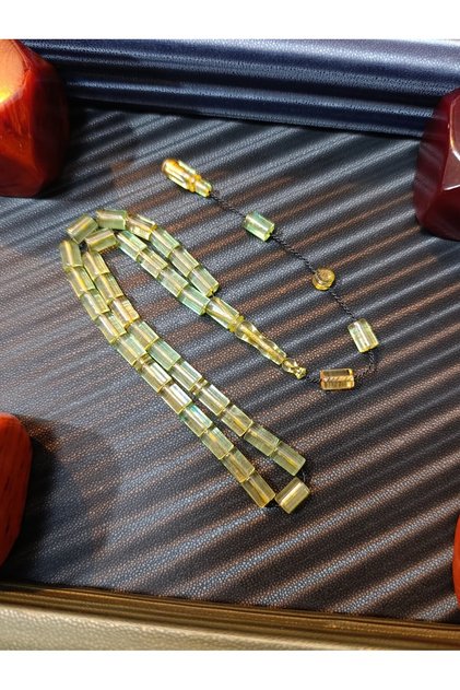 Erkan Çubukçu Master-Made Fire Amber Tesbi̇h